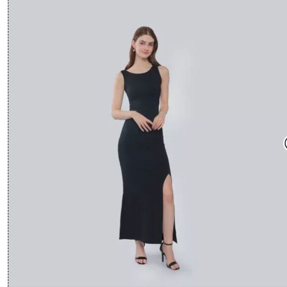 🆕👗Sleeveless Maxi Dress, Wild Fable - Sz L, Black - Picture 1 of 9